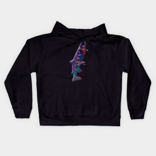 Blue ice Trout II Kids Hoodie